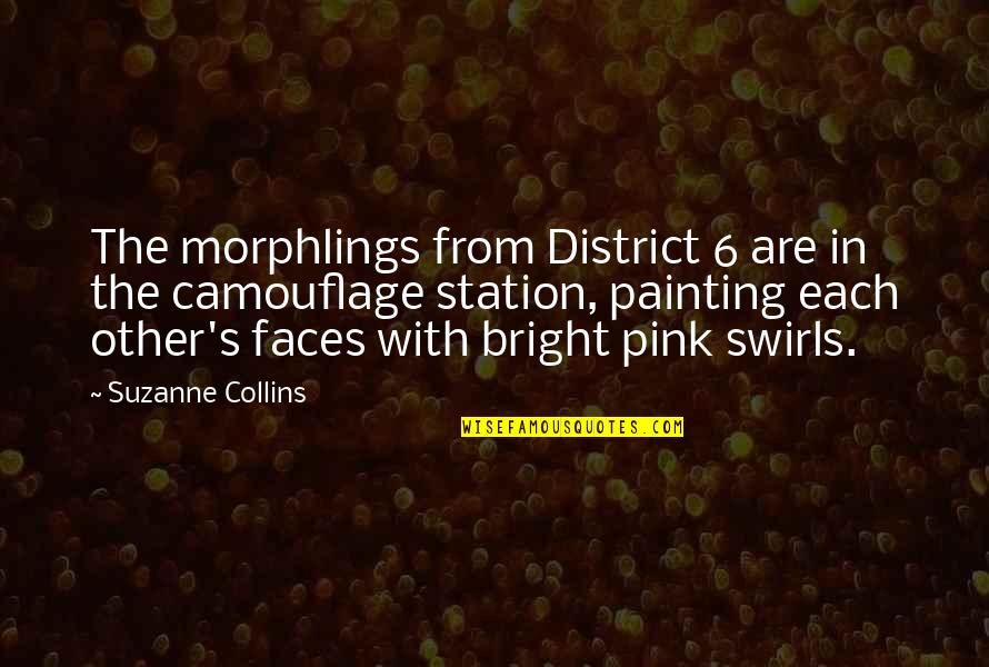 Renfree Train Quotes By Suzanne Collins: The morphlings from District 6 are in the