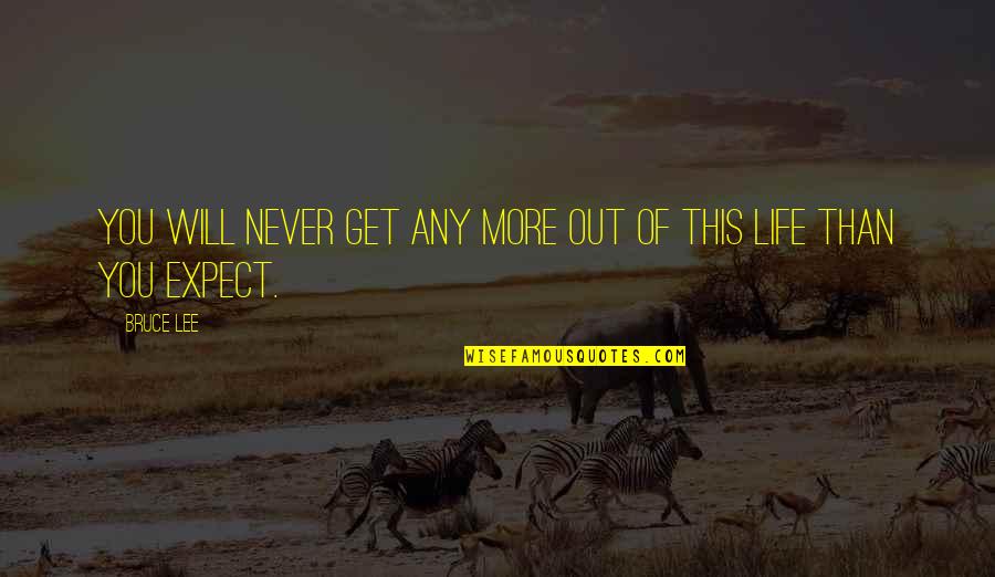 Repasts Quotes By Bruce Lee: You will never get any more out of