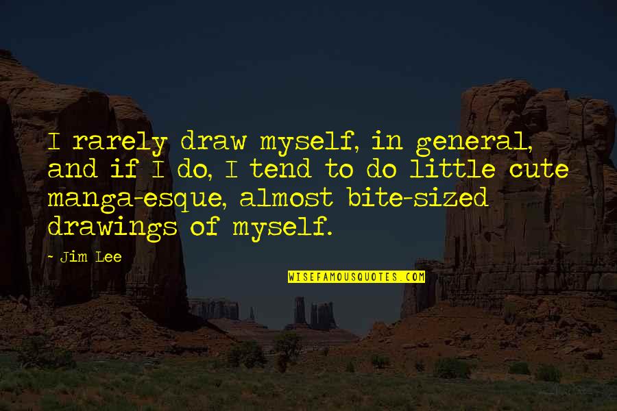 Repition Quotes By Jim Lee: I rarely draw myself, in general, and if