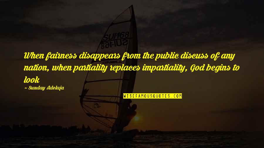 Replaces Quotes By Sunday Adelaja: When fairness disappears from the public discuss of