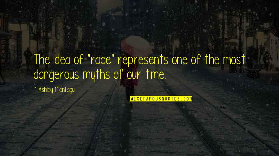 Represents Quotes By Ashley Montagu: The idea of "race" represents one of the