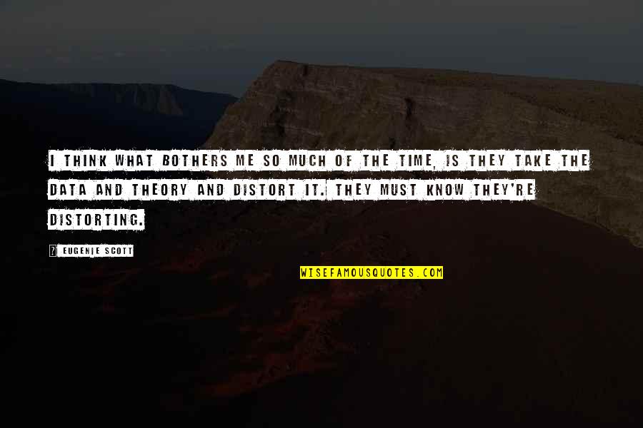 Represion Quotes By Eugenie Scott: I think what bothers me so much of Represion Quotes By Eugenie Scott: I think what bothers me so much of