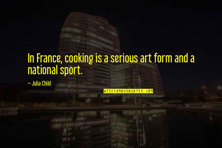 Reprimand Crossword Quotes By Julia Child: In France, cooking is a serious art form