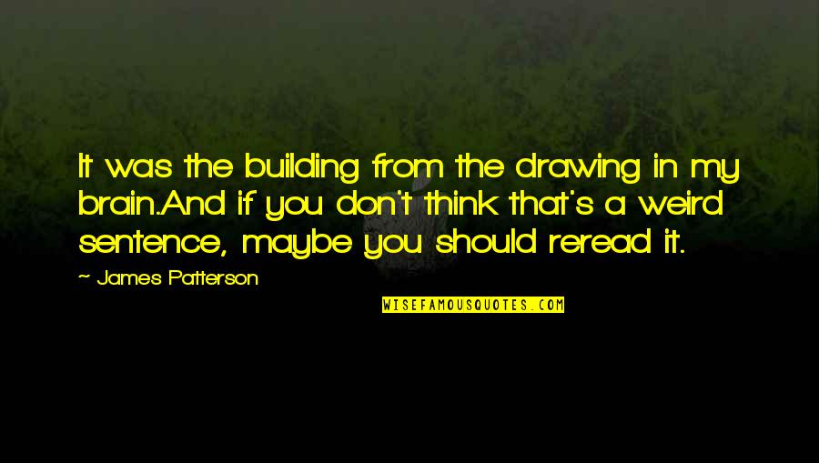 Reread Quotes By James Patterson: It was the building from the drawing in
