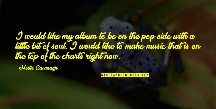 Resbalosas Quotes By Hollie Cavanagh: I would like my album to be on