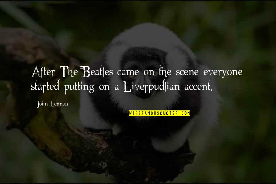 Resistenza Font Quotes By John Lennon: After The Beatles came on the scene everyone Resistenza Font Quotes By John Lennon: After The Beatles came on the scene everyone