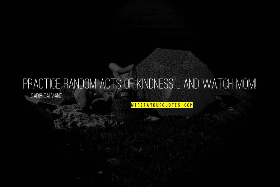 Resnick Halliday Quotes By Sadie Calvano: Practice random acts of kindness ... and watch Resnick Halliday Quotes By Sadie Calvano: Practice random acts of kindness ... and watch