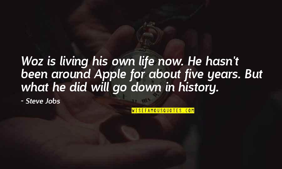 Respect Others Privacy Quotes By Steve Jobs: Woz is living his own life now. He Respect Others Privacy Quotes By Steve Jobs: Woz is living his own life now. He