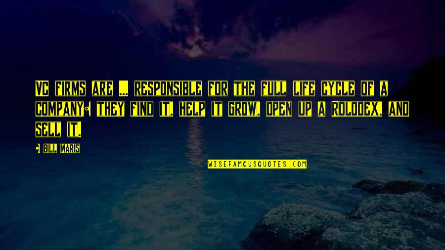Responsible For My Life Quotes By Bill Maris: VC firms are ... responsible for the full Responsible For My Life Quotes By Bill Maris: VC firms are ... responsible for the full