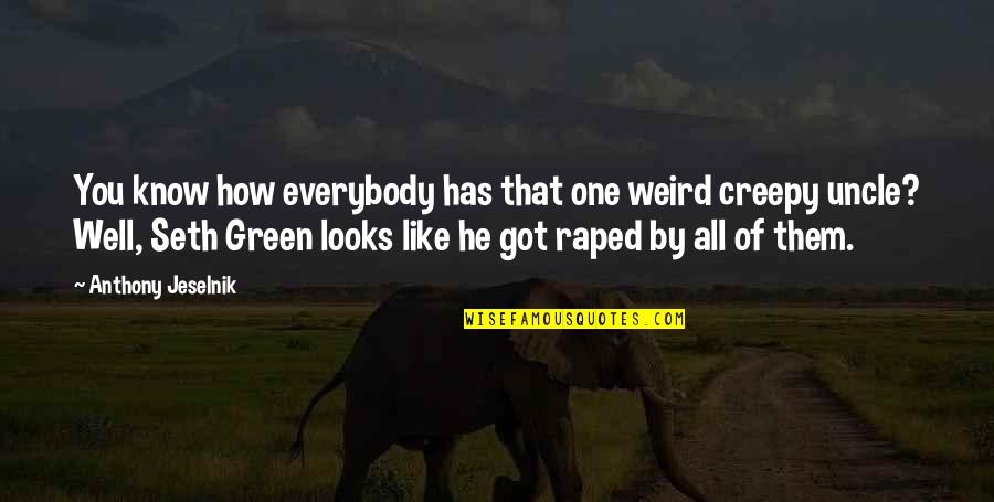 Retting Guns Quotes By Anthony Jeselnik: You know how everybody has that one weird