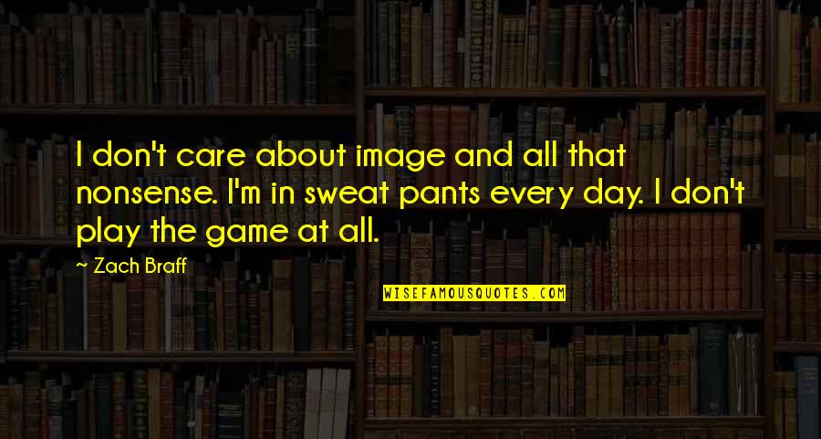 Retype My Essay Quotes By Zach Braff: I don't care about image and all that