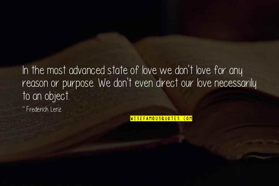 Reuters Price Quotes By Frederick Lenz: In the most advanced state of love we