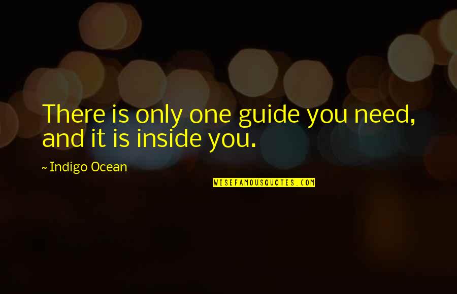 Revenge Tv Series Grief Quotes By Indigo Ocean: There is only one guide you need, and