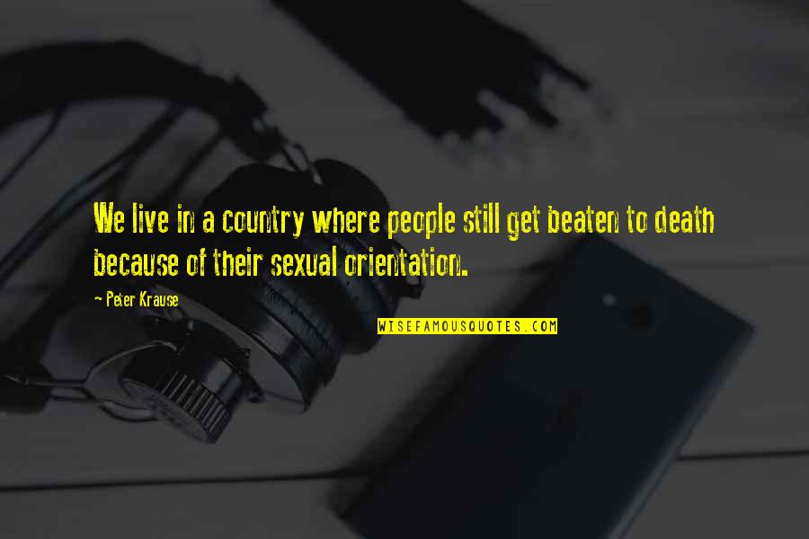 Revenger Netflix Quotes By Peter Krause: We live in a country where people still Revenger Netflix Quotes By Peter Krause: We live in a country where people still