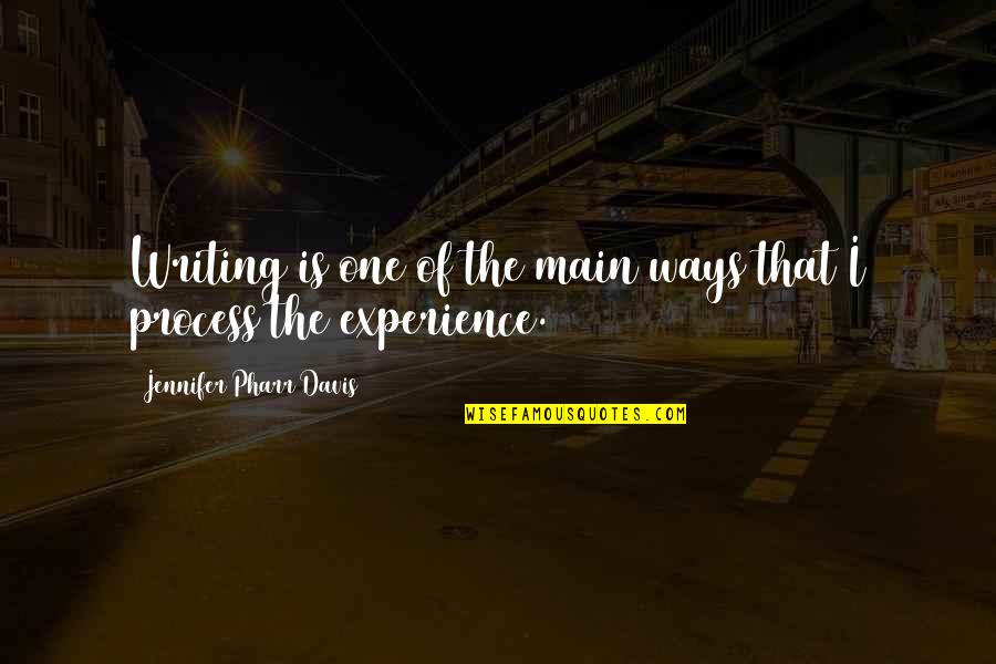 Revivir Samsung Quotes By Jennifer Pharr Davis: Writing is one of the main ways that