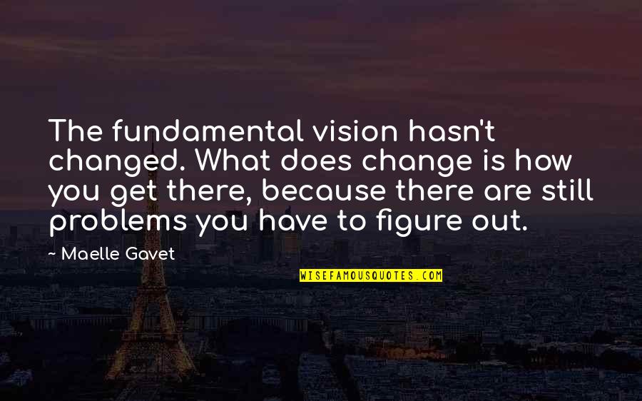 Rgionsbanklogin Quotes By Maelle Gavet: The fundamental vision hasn't changed. What does change