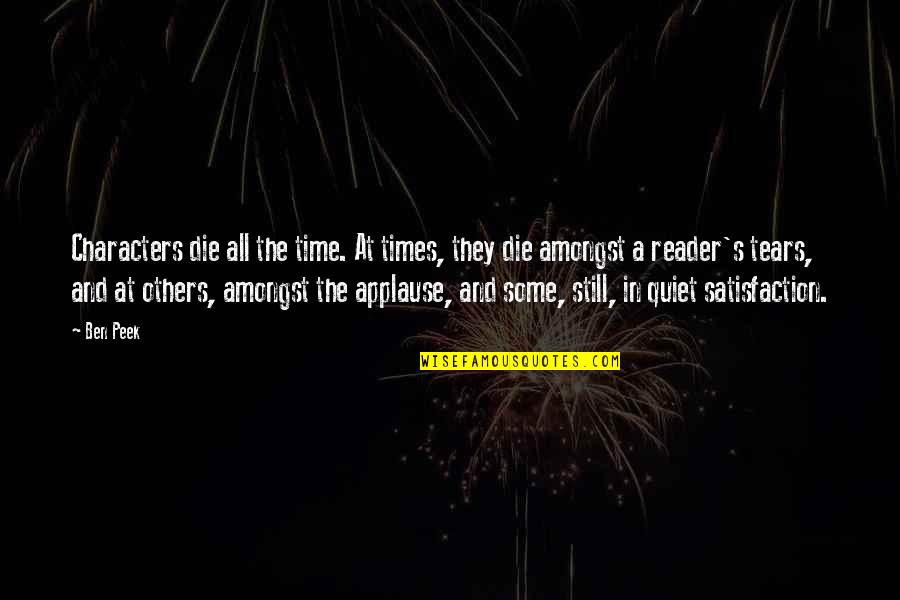 Rhinestone Pins With Quotes By Ben Peek: Characters die all the time. At times, they Rhinestone Pins With Quotes By Ben Peek: Characters die all the time. At times, they