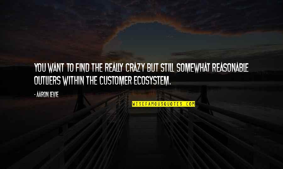 Riachuelo Trabalhe Quotes By Aaron Levie: You want to find the really crazy but Riachuelo Trabalhe Quotes By Aaron Levie: You want to find the really crazy but