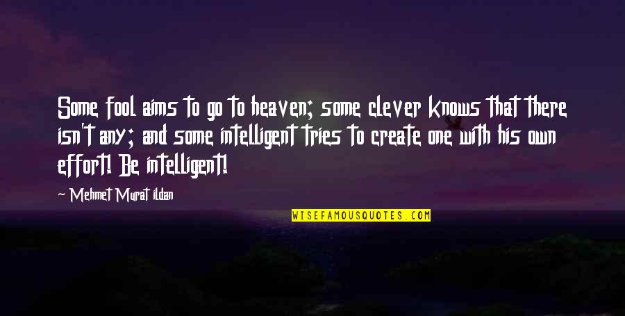 Ribs Breaking Quotes By Mehmet Murat Ildan: Some fool aims to go to heaven; some Ribs Breaking Quotes By Mehmet Murat Ildan: Some fool aims to go to heaven; some