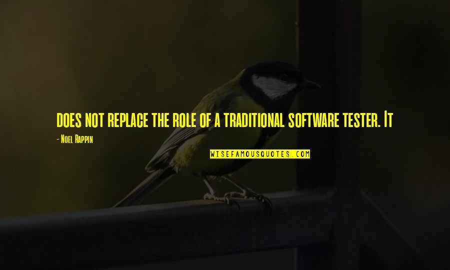 Ricambi Fiat Quotes By Noel Rappin: does not replace the role of a traditional