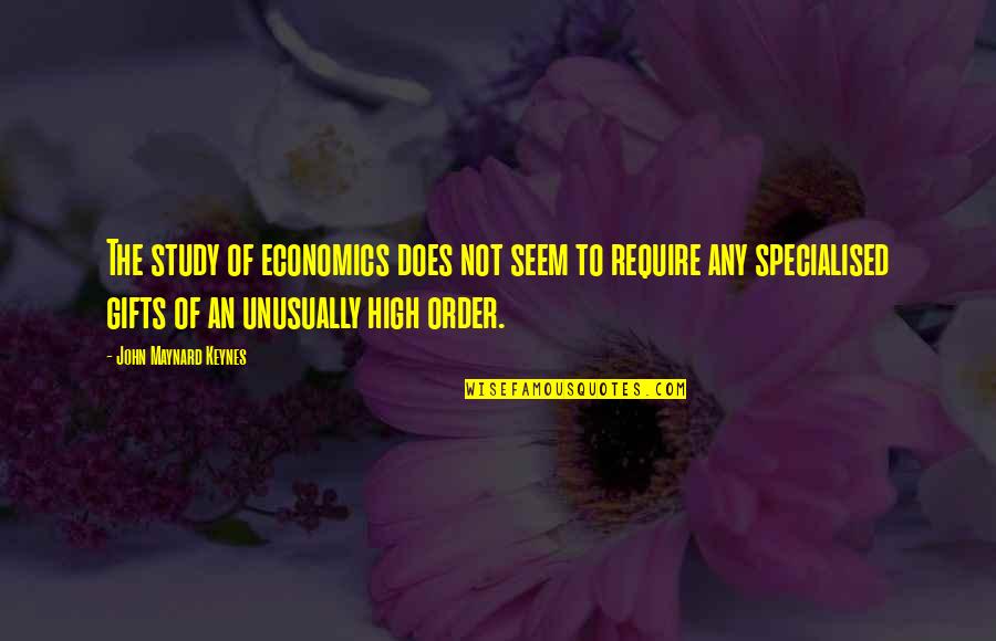 Ricchetti Incorporated Quotes By John Maynard Keynes: The study of economics does not seem to Ricchetti Incorporated Quotes By John Maynard Keynes: The study of economics does not seem to