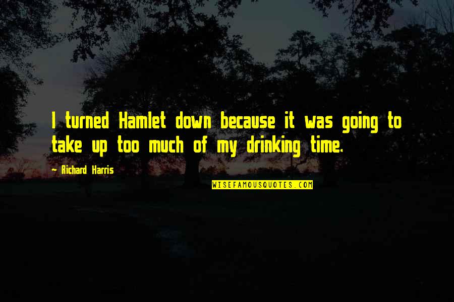 Richard Harris Quotes By Richard Harris: I turned Hamlet down because it was going