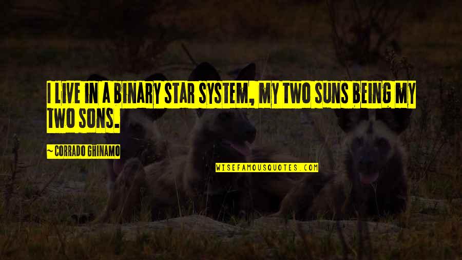Richard Lewis Curb Quotes By Corrado Ghinamo: I live in a binary star system, my Richard Lewis Curb Quotes By Corrado Ghinamo: I live in a binary star system, my
