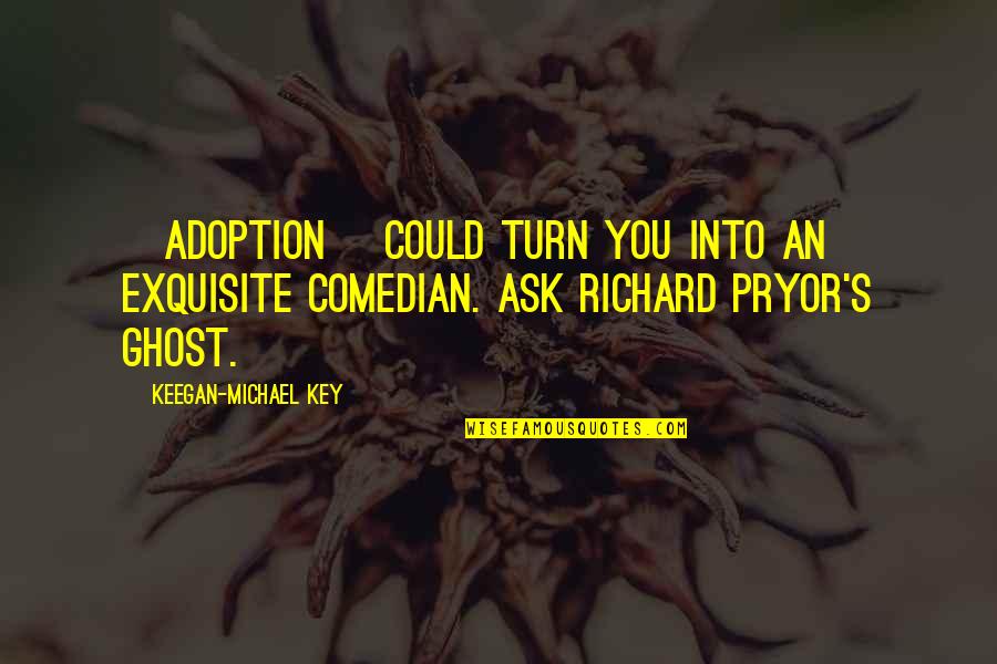 Richard Pryor Quotes By Keegan-Michael Key: [Adoption] could turn you into an exquisite comedian.