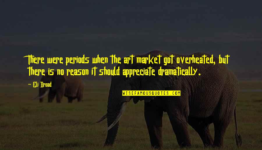 Rickis Quotes By Eli Broad: There were periods when the art market got Rickis Quotes By Eli Broad: There were periods when the art market got