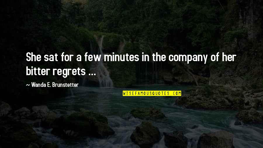 Riezman Appliances Quotes By Wanda E. Brunstetter: She sat for a few minutes in the Riezman Appliances Quotes By Wanda E. Brunstetter: She sat for a few minutes in the