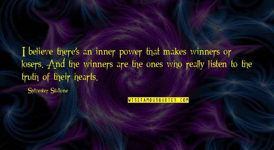 Riley Matthews Quotes By Sylvester Stallone: I believe there's an inner power that makes Riley Matthews Quotes By Sylvester Stallone: I believe there's an inner power that makes