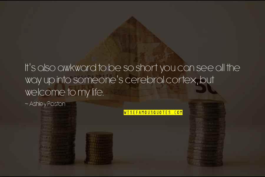 Rilla's Quotes By Ashley Poston: It's also awkward to be so short you Rilla's Quotes By Ashley Poston: It's also awkward to be so short you