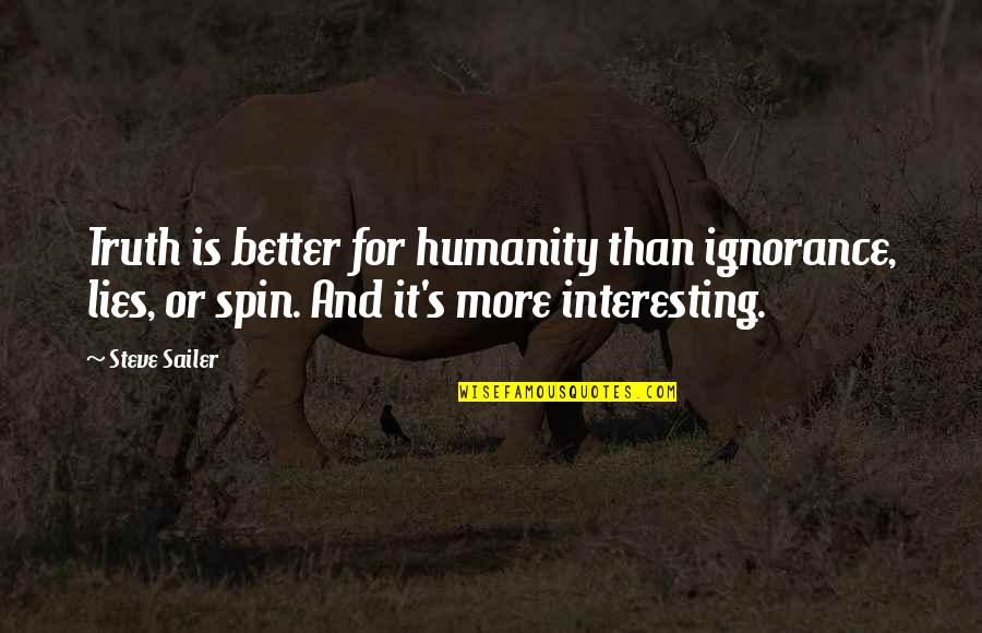 Rimbaud Poetry Quotes By Steve Sailer: Truth is better for humanity than ignorance, lies, Rimbaud Poetry Quotes By Steve Sailer: Truth is better for humanity than ignorance, lies,