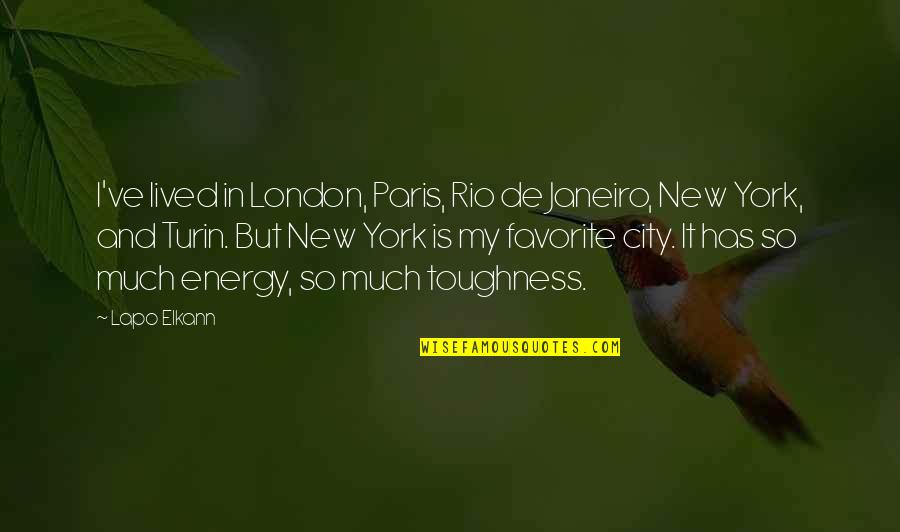 Rio Quotes By Lapo Elkann: I've lived in London, Paris, Rio de Janeiro,