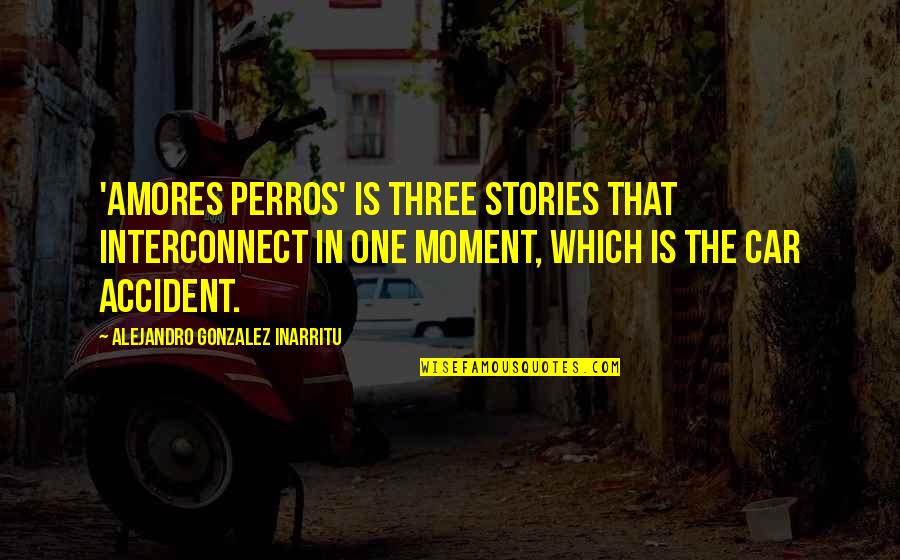 Rionsito Quotes By Alejandro Gonzalez Inarritu: 'Amores Perros' is three stories that interconnect in Rionsito Quotes By Alejandro Gonzalez Inarritu: 'Amores Perros' is three stories that interconnect in