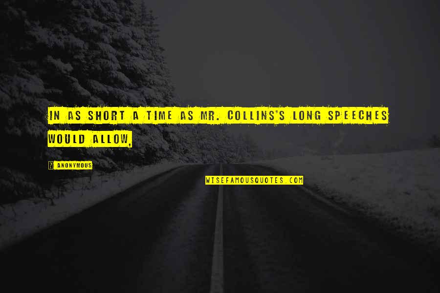 Riptides Seafood Quotes By Anonymous: In as short a time as Mr. Collins's