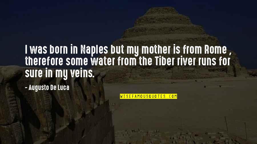 River Quotes By Augusto De Luca: I was born in Naples but my mother
