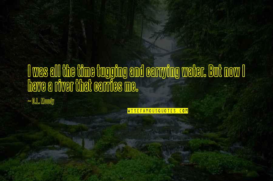 River Water Quotes By D.L. Moody: I was all the time tugging and carrying