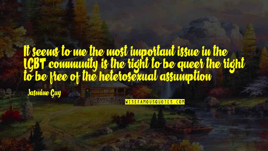 Rmateio Quotes By Jasmine Guy: It seems to me the most important issue Rmateio Quotes By Jasmine Guy: It seems to me the most important issue