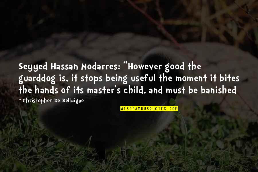 Rn To Bsn Quotes By Christopher De Bellaigue: Seyyed Hassan Modarres: "However good the guarddog is,