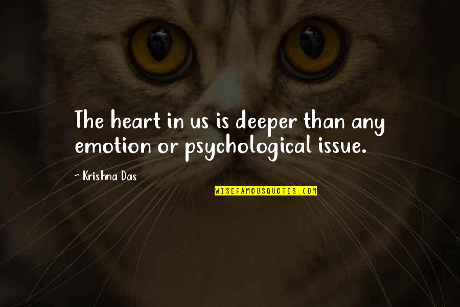 Road To Recovery Inspirational Quotes By Krishna Das: The heart in us is deeper than any