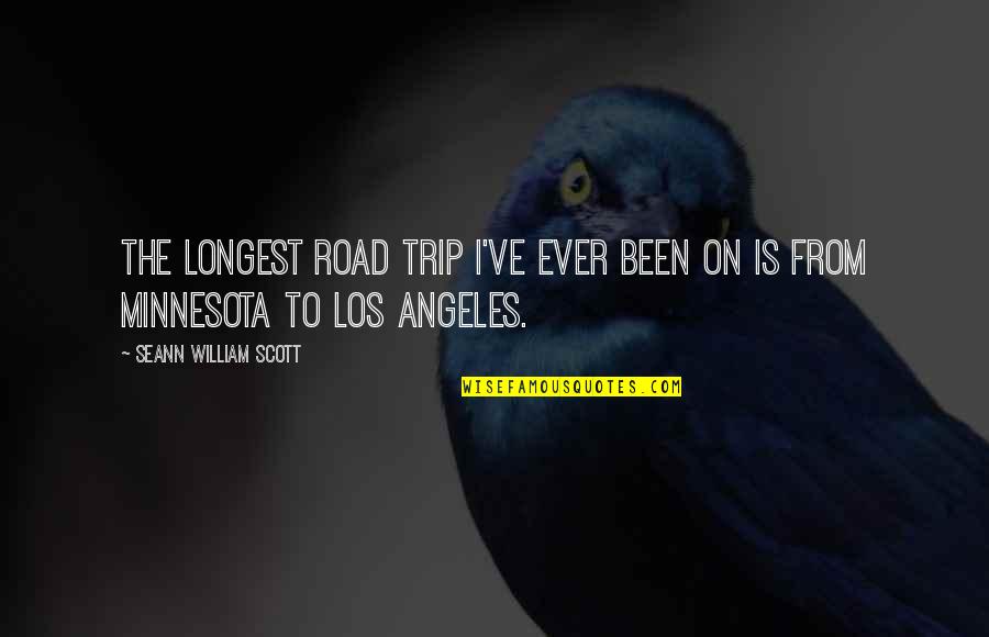 Road Trip Quotes By Seann William Scott: The longest road trip I've ever been on
