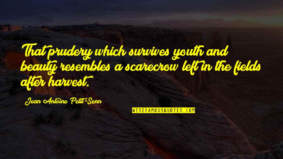 Roader Quotes By Jean Antoine Petit-Senn: That prudery which survives youth and beauty resembles Roader Quotes By Jean Antoine Petit-Senn: That prudery which survives youth and beauty resembles