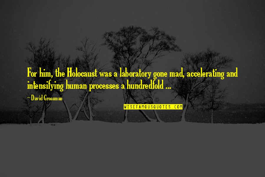 Roaring Twenties 1920 Quotes By David Grossman: For him, the Holocaust was a laboratory gone Roaring Twenties 1920 Quotes By David Grossman: For him, the Holocaust was a laboratory gone