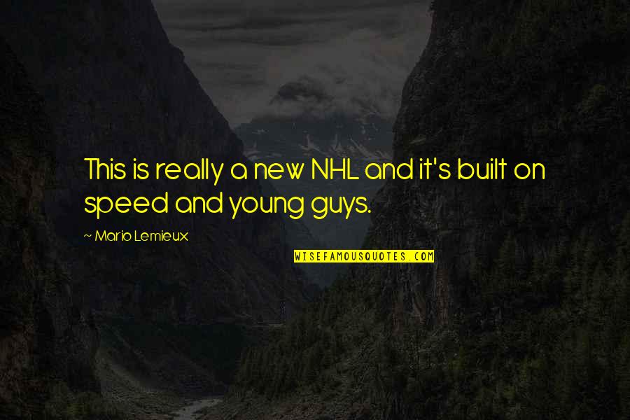 Robert Fagles Iliad Quotes By Mario Lemieux: This is really a new NHL and it's