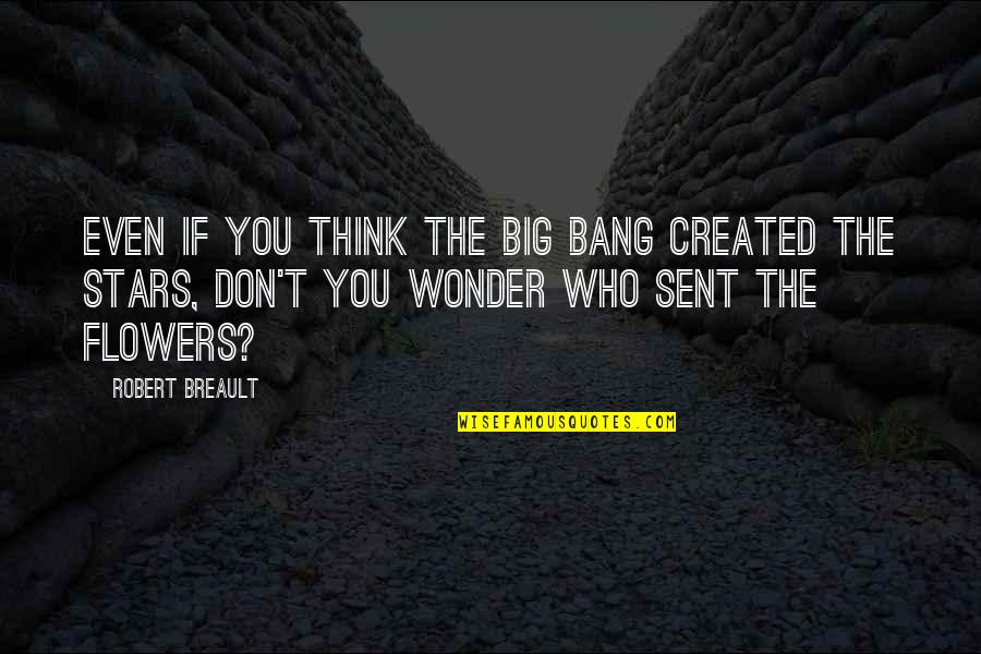 Robert Haldane Quotes By Robert Breault: Even if you think the Big Bang created Robert Haldane Quotes By Robert Breault: Even if you think the Big Bang created