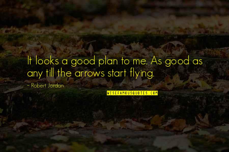 Robert Jordan Quotes By Robert Jordan: It looks a good plan to me. As