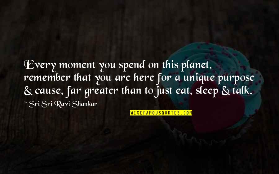 Robert M Chanock Quotes By Sri Sri Ravi Shankar: Every moment you spend on this planet, remember Robert M Chanock Quotes By Sri Sri Ravi Shankar: Every moment you spend on this planet, remember
