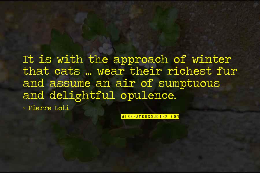 Robert Ornstein Quotes By Pierre Loti: It is with the approach of winter that