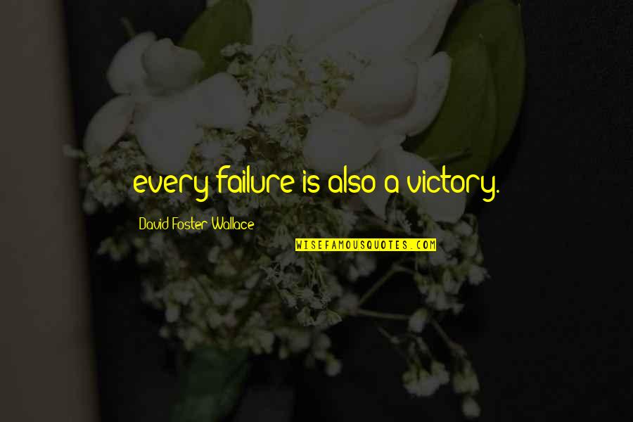 Robertshaw Thermostats Quotes By David Foster Wallace: every failure is also a victory. Robertshaw Thermostats Quotes By David Foster Wallace: every failure is also a victory.